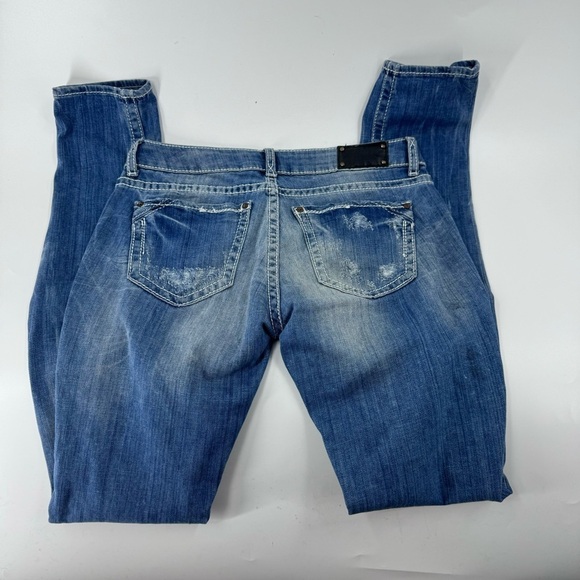 Buckle Black Skinny Jeans - Picture 2 of 9